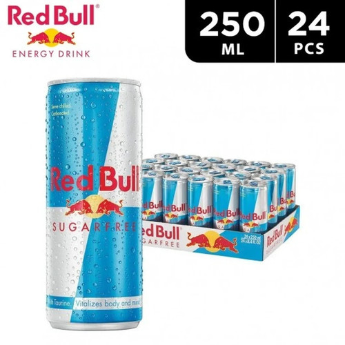 Red bull energy drink 250ml - red,
