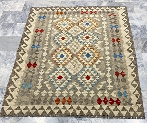 Afghan handmade kilim natural - kilim,