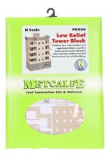 PN960 Metcalfe N Gauge Low Relief Tower Block Card Kit (Pre-Owned)