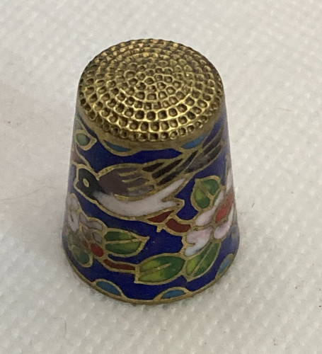 Cloisonne brass enamel bird - cloisonne,