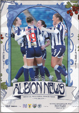 WEST BROM WOMEN V HALIFAX TOWN WOMEN 30/11/25 WNL NORTH OFFICIAL MATCH PROGRAMME