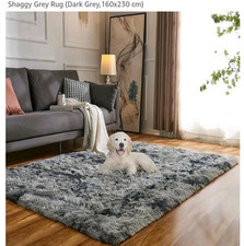 Fluffy Rugs Anti Slip Shaggy Rug Large Living Room Bedroom Carpet Super Soft Mat