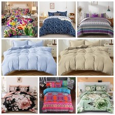 Boho florals duvet cover - boho,