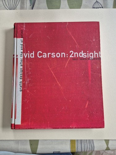 David carson 2nd sight book - david, in