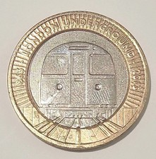 2013 London Underground 150th Anniversary The Train UK Two Pounds £2 coin
