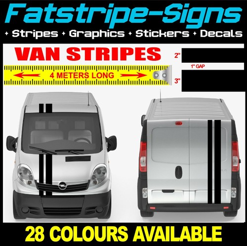 Van stripes vinyl graphics - van,