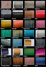 Round Leather Cord 100% Real String Lace Thong Necklace 1.5, 2mm for Jewellery