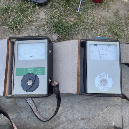 Vintage megger bm7 - vintage, circuit