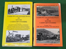 Narrow Gauge Railways in South Caernarvonshire 2 Volume  Set J I C Boyd Hardback