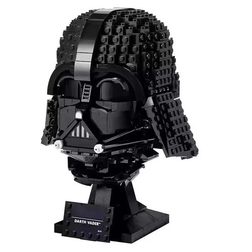 Black space warrior helmet - black,