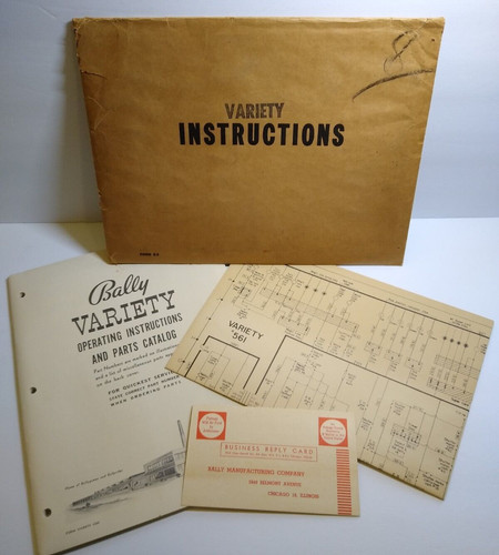 Bally variety bingo - bally, pinball
