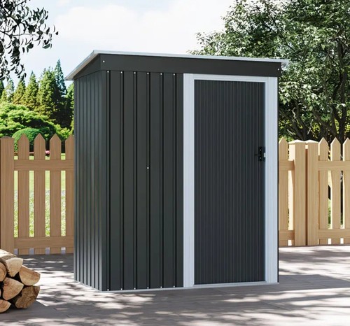 5ft metal sliding door garden - metal,