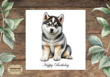 DOG 054  Birthday Card
