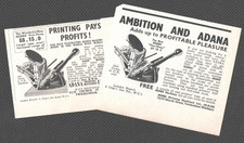 ADANA PRINTING PRESS :  2 x