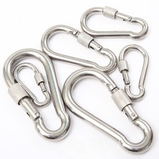 Carabiner Clip With Screw Nut