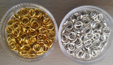 100 pcs 6mm gold or silver