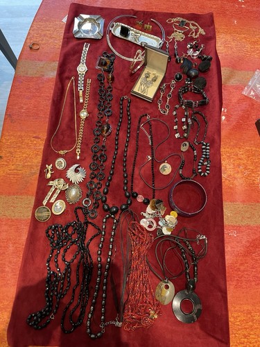 Gold silver tone and dark - silver,