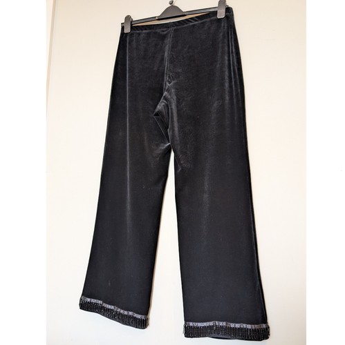 Lovely pair black velvet - lovely,