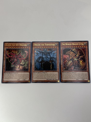 Yugioh egyptian god cards set - yugioh:,
