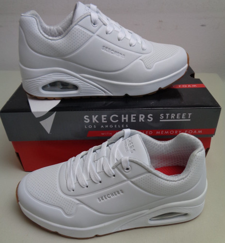 Ladies white skechers - skechers, street