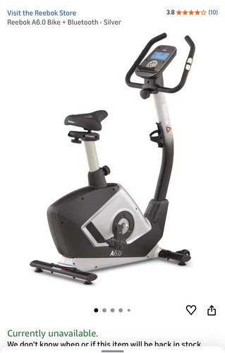 Reebok excercise bike - excercise,