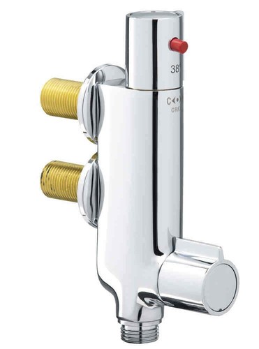 Vertical thermostatic mixer - thermostatic,
