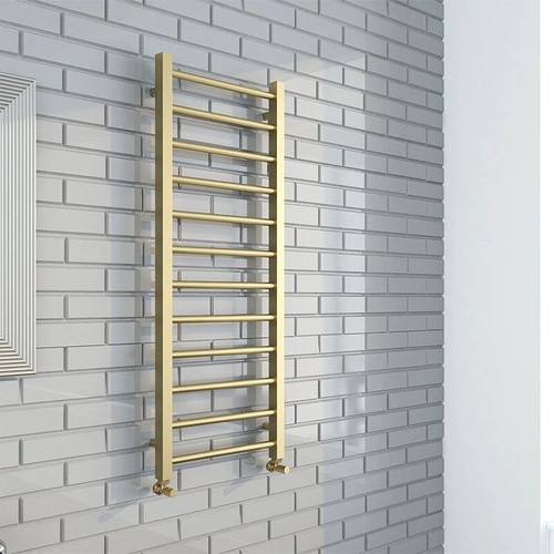 Brushed brass gold - brass, heated