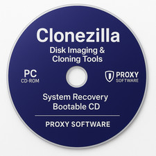 Clonezilla Bootable USB/CD – Disk Imaging Cloning - System & Data Recovery Tools
