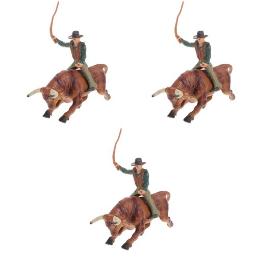Resin bull statue set - bull,