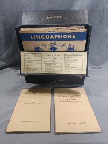 Vintage linguaphone spanish - vintage,