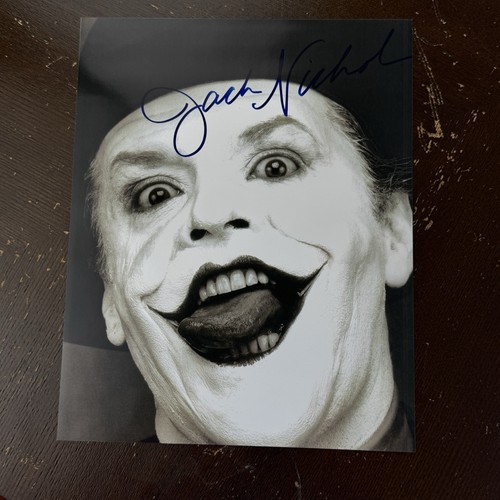 Jack nicholson signed - 8x10, b&w