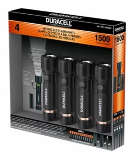 Duracell 1500 lumen dual power - dual,