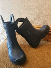 Unisex Navy CROCS Wellies Size
