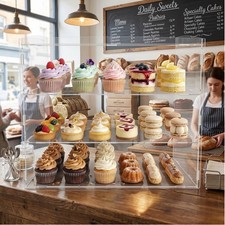 Tier acrylic bakery display - tier,