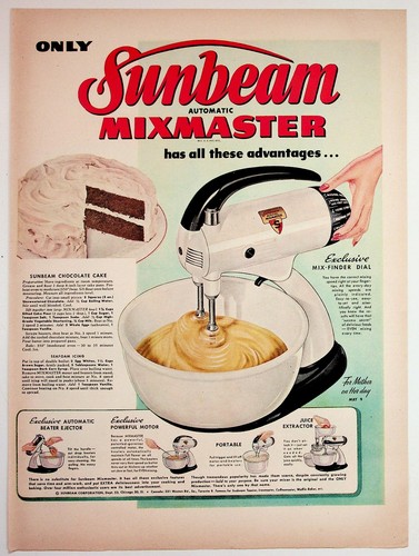 Sunbeam automatic mixmaster - automatic,