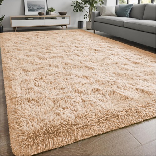 Fluffy rugs large shaggy - shaggy, rug