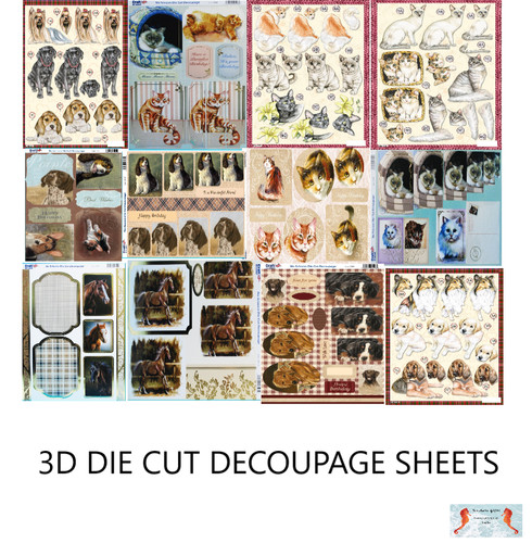 Craft die cut decoupage - craft,