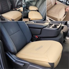 PU Leather Car Front Seat Cover Breathable Protect Cushion Mat Pad Full Surround