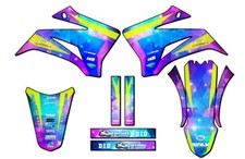 2008-2025 TTR 125 SPACE KADET Galaxy Senge Graphics Kit Compatible with Yamaha