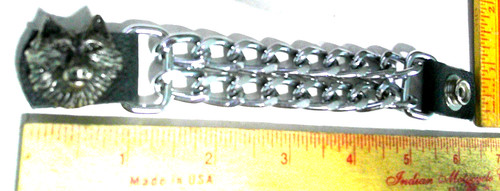 Wolf dog vest chain - wolf/dog, motorcycle