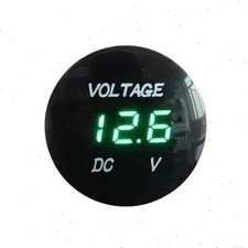 LED Digital Display SUV Car Motorcycle Voltmeter Voltage Meter Gauge