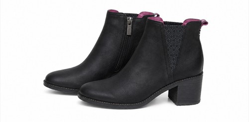 Moshulu manate black leather - black,