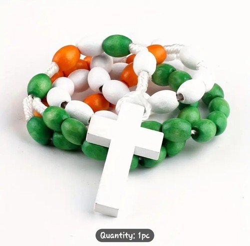 Wooden rosary beads - rosary, irish