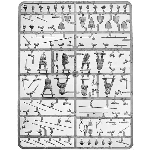 28mm medieval foot sergeants - medieval,