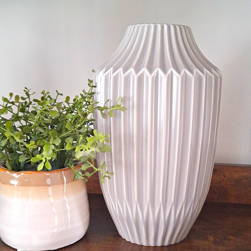 Grey ribbed textured - grey,
