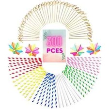 300 Pcs Multicolor Cocktail