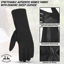 NOMEX FLIGHT FLYERS GLOVES PILOT FIRE RESISTANT Black, Green, Tan-All Sizes