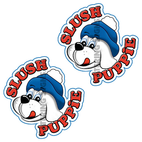 Slush puppie stickers - stickers,