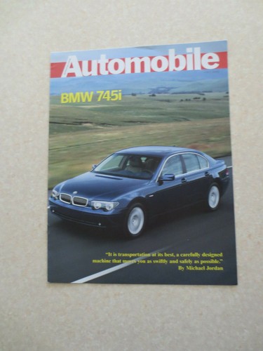 2002 bmw 745i car automobile - bmw,