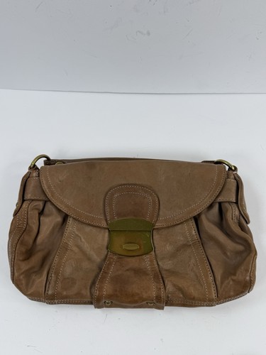 Y2k kooba leather baguette bag - y2k,